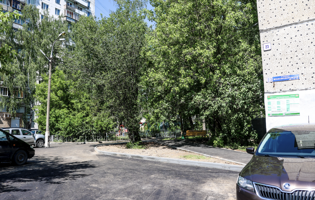 В подмосковном Красногорске приступили к благоустройству дворов В подмосковном Красногорске приступили к благоустройству дворов