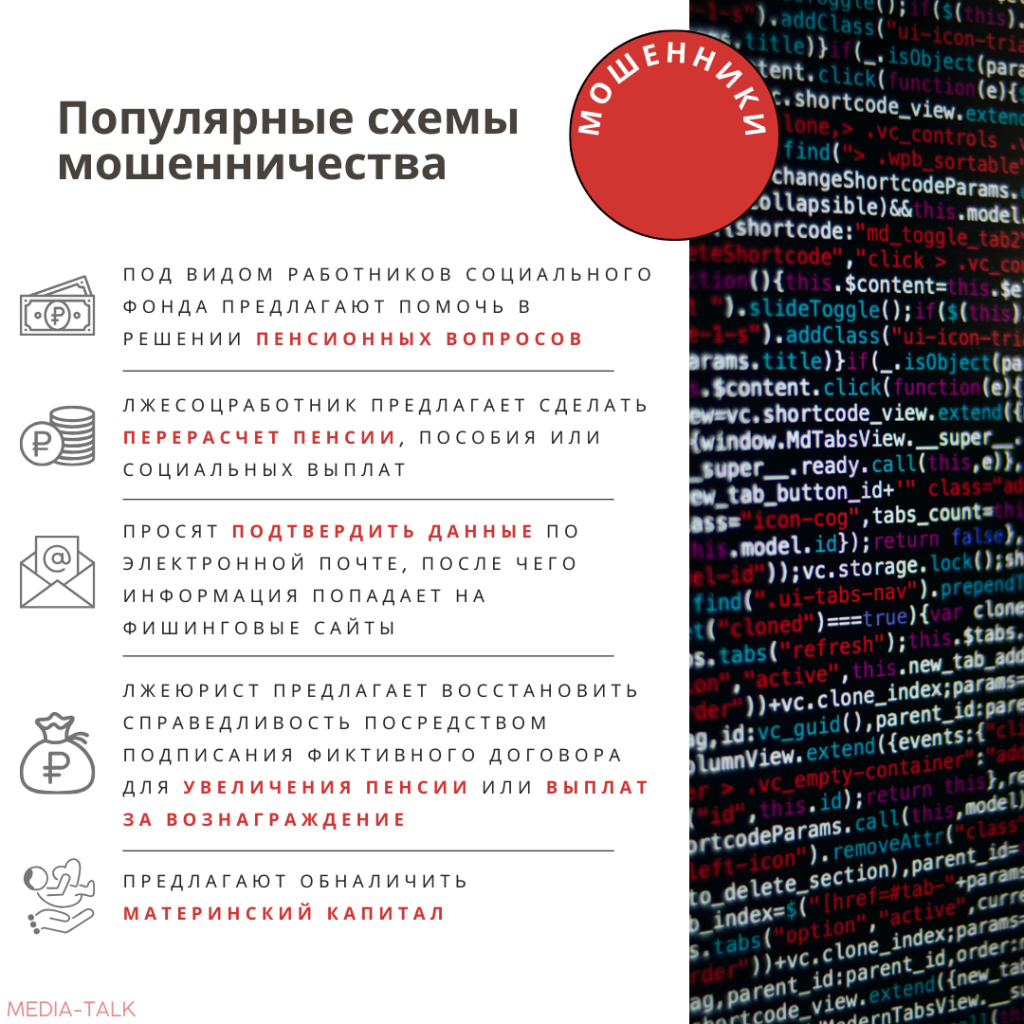 Отделение Соцфонда России по РМ предупреждает граждан о наиболее распространённых схемах мошенничества Отделение Соцфонда России по РМ предупреждает граждан о наиболее распространённых схемах мошенничества