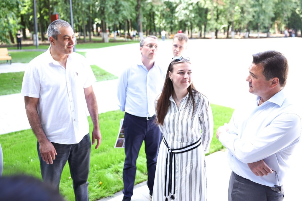 В Подмосковной Коломне в парке Мира реконструкция идет полным ходом