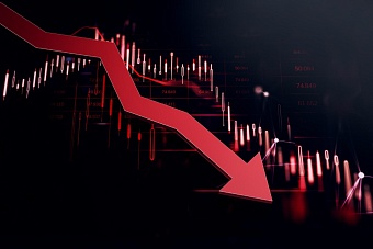Акции «Газпрома» снова падают: на фоне затяжного кризиса котировки просели на 2,3%