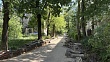 Благоустройство на Московском проспекте: во дворах Пушкино преображают территорию — работы идут по графику
